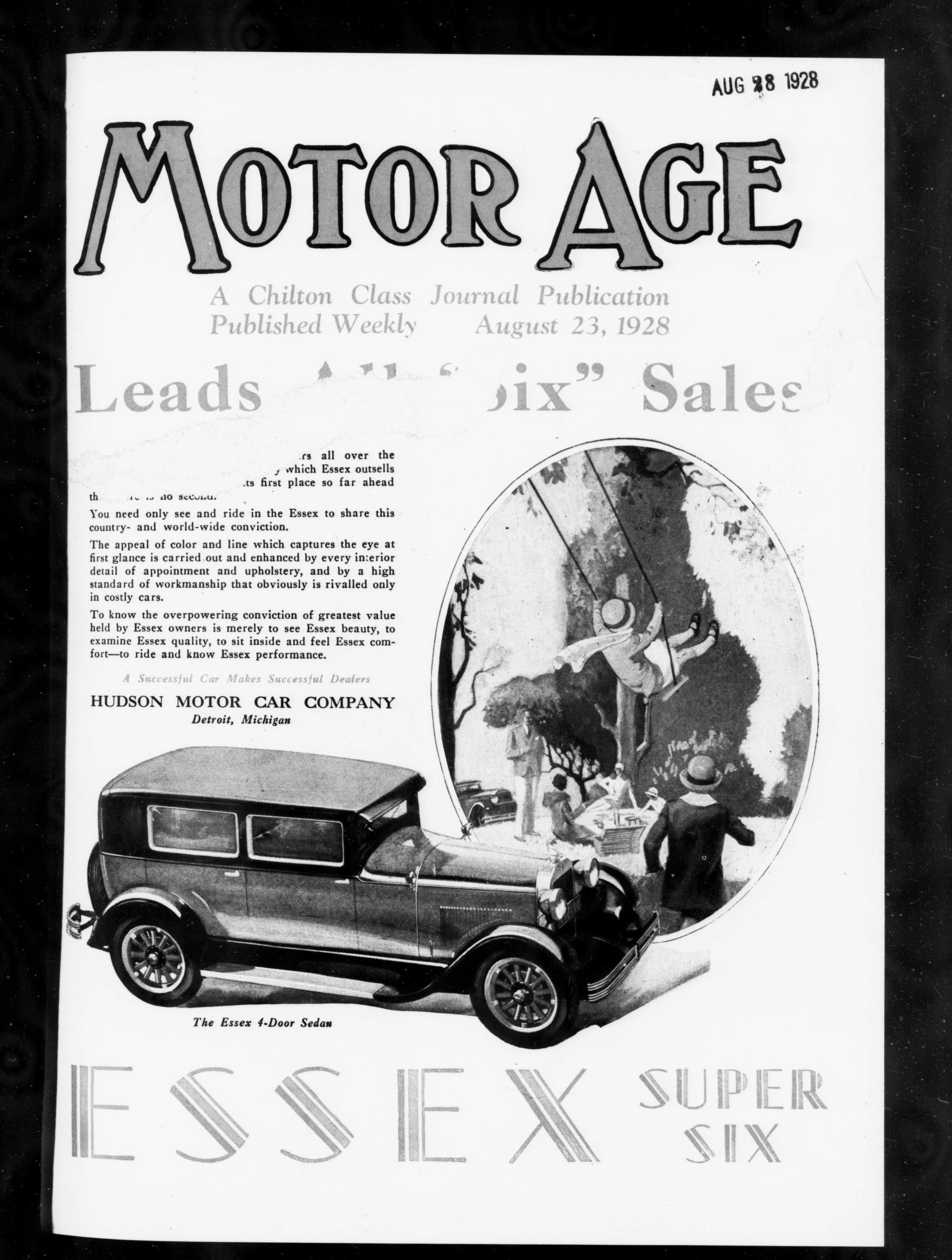 Motor Age 1928-08-23: Vol 54 Iss 8 : Free Download, Borrow, and 