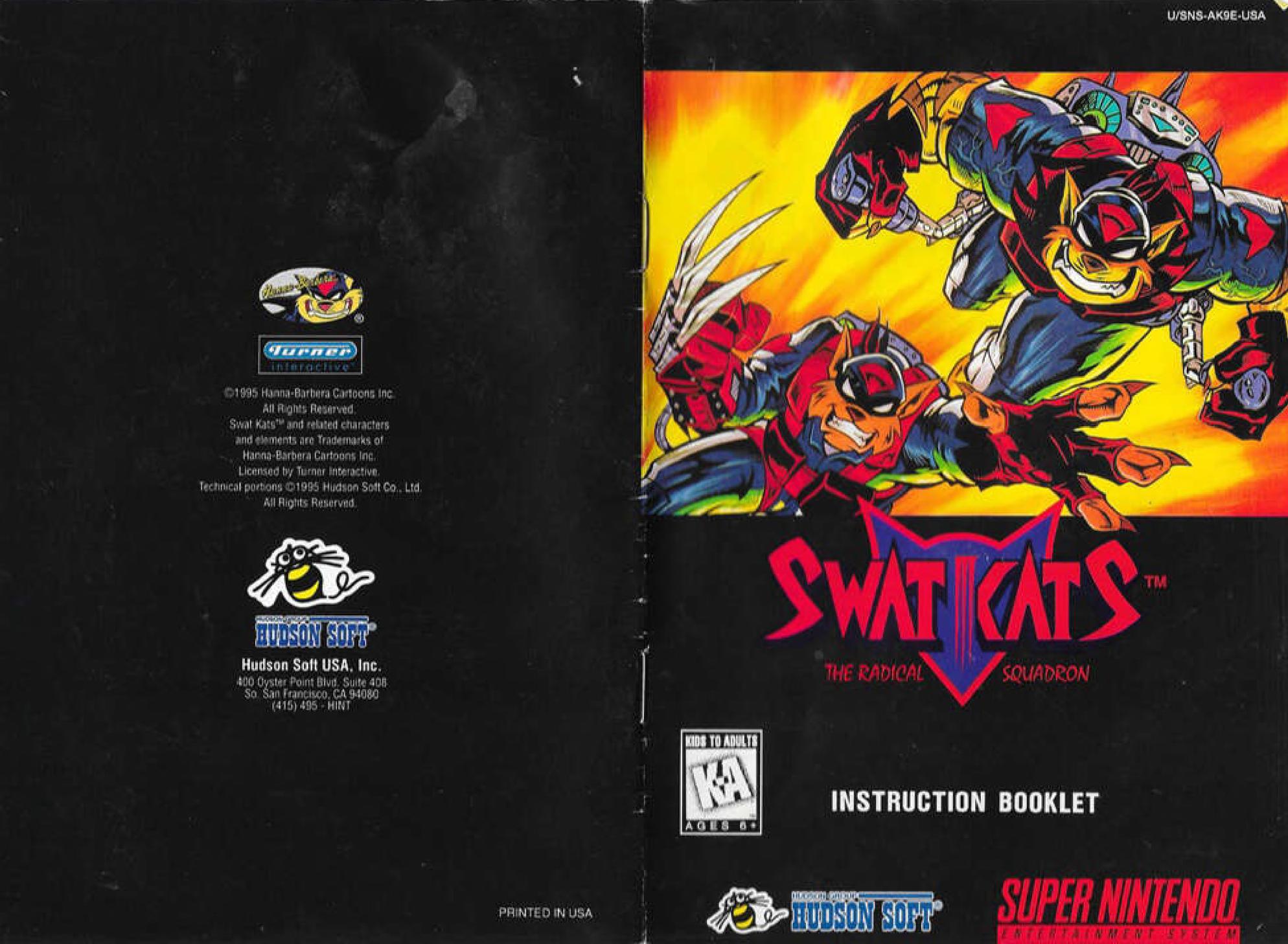 Swat Kats Radical Squadron ( USA ) : Free Download, Borrow, and Streaming :  Internet Archive